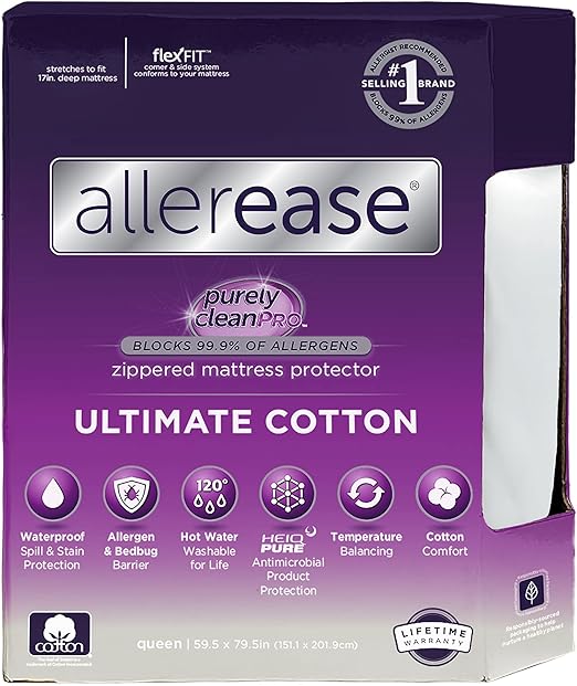 AllerEase Ultimate Allergy Protection and Comfort Zippered