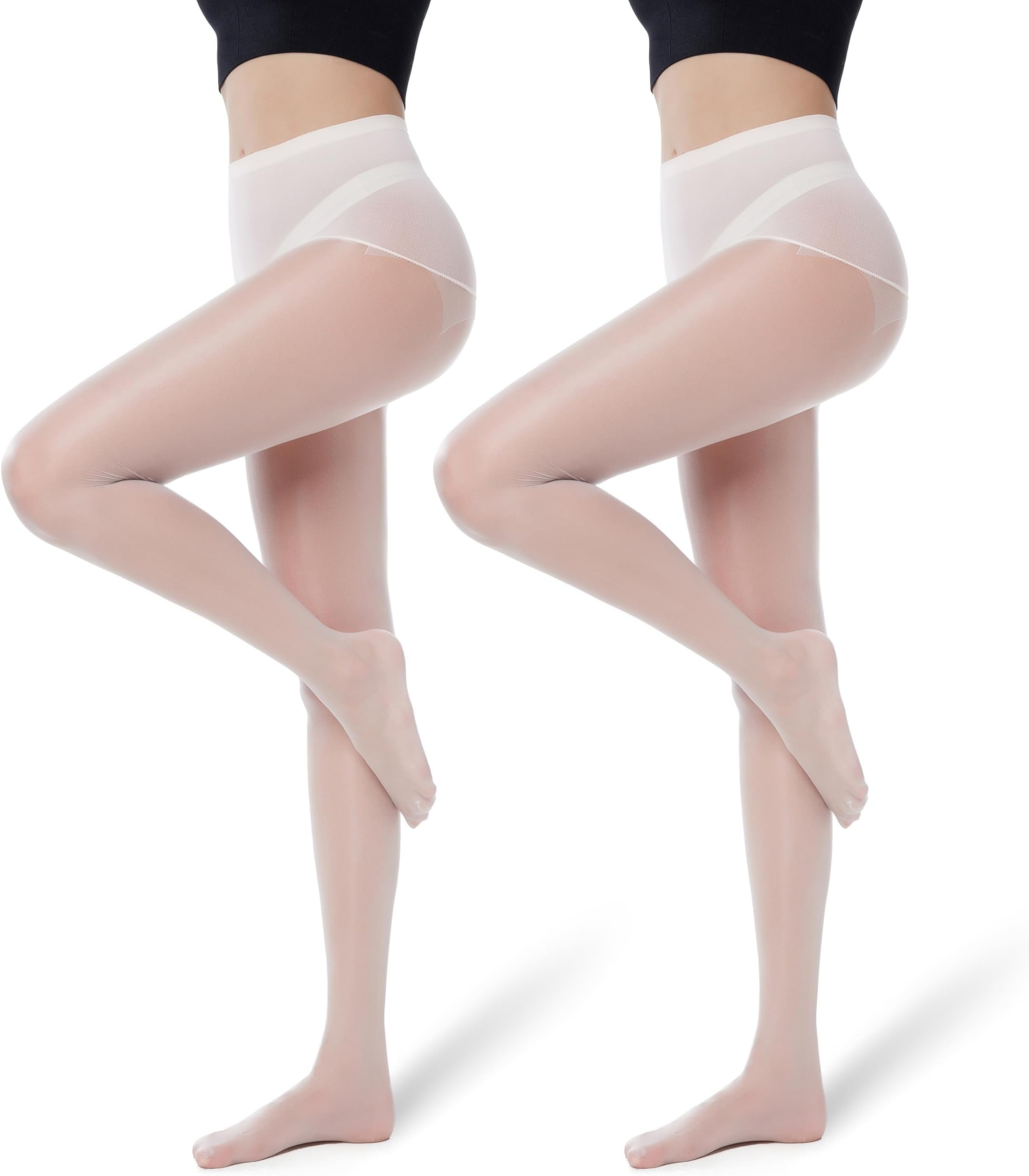 Frola Seamless Silk Stockings for Women Ultra Thin Run Resist Women's Sheer Tights 0D Feel(1 Pair)