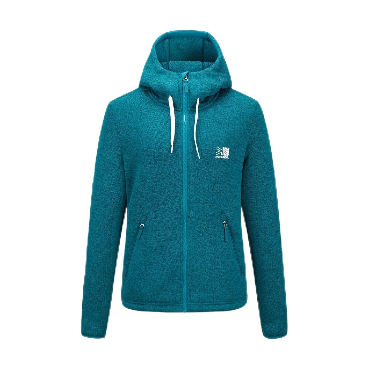 Karrimor Womens Orbit Hoodie Long Sleeve Teal 14