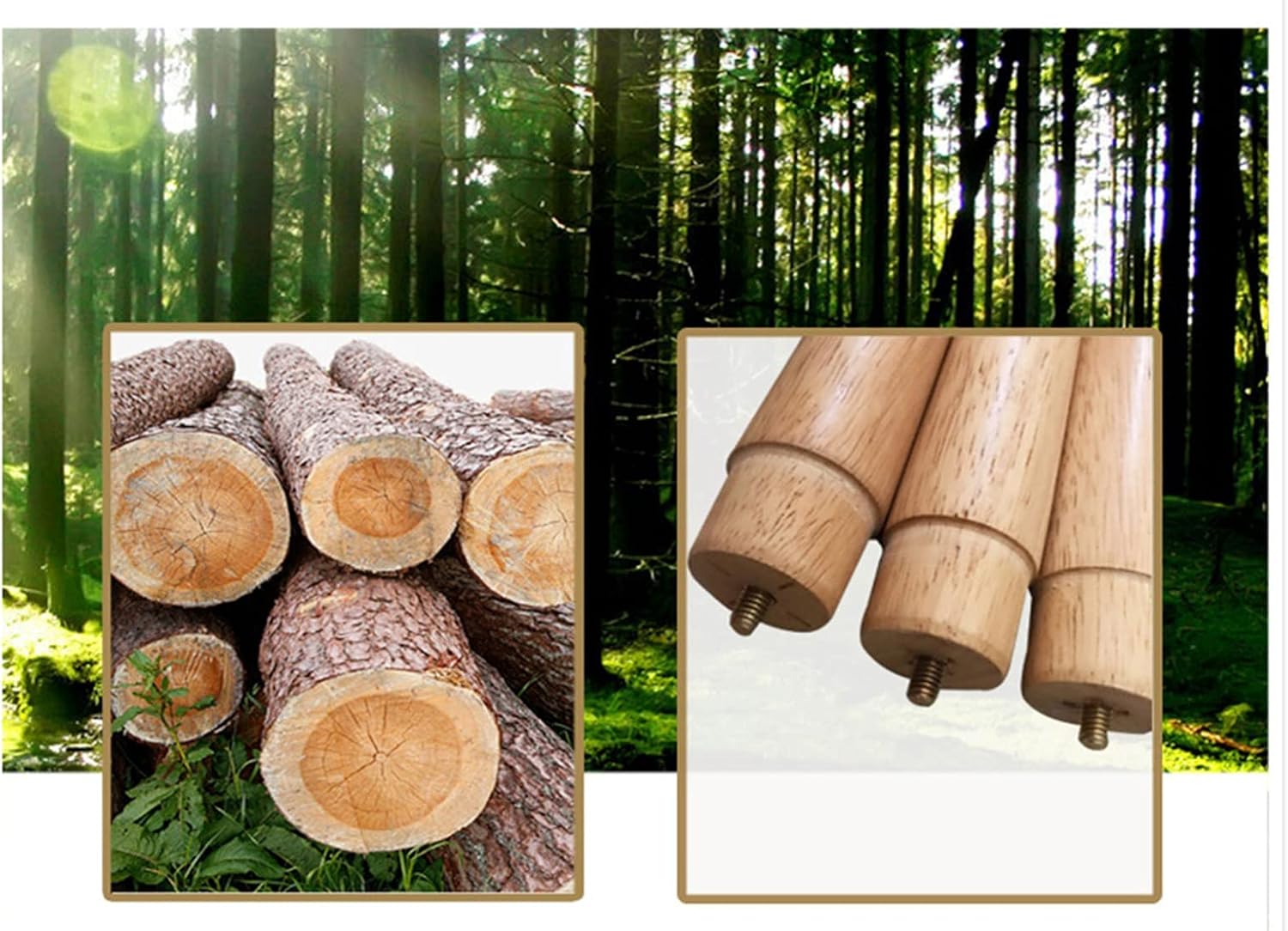 Wooden Furniture Legs, Hoop-Shaped Furniture Legs with 4 Slanted Legs, Hoop-Shaped Legs, Hoop-Shaped Legs, Hoop-Shaped Furniture Legs, Hoop-Shaped Furniture Legs - S