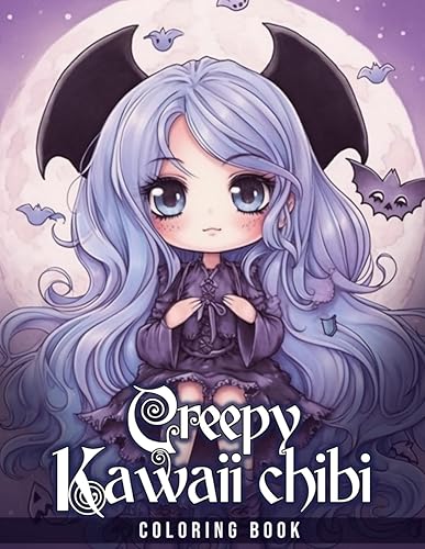 Creepy Kawaii Chibi Coloring Book: Cute Creepy Kawaii Chibi Coloring Book for adult, Cute and Whimsical Coloring Pages, Great Gift Relieve Stress, Gifts For Christmas Birthday