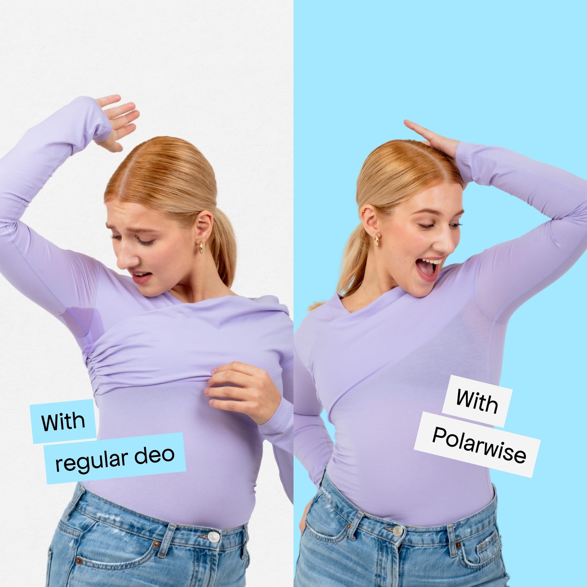 Polarwise Strong Roller Bundle – Rodillo antitranspirante antitranspirante contra la sudoración excesiva – Protección eficaz contra el sudor de las axilas – Más que un desodorante – 30 ml