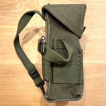 Amazon.co.jp: 米軍実物 ベトナム戦争M16マガジンポーチ デット