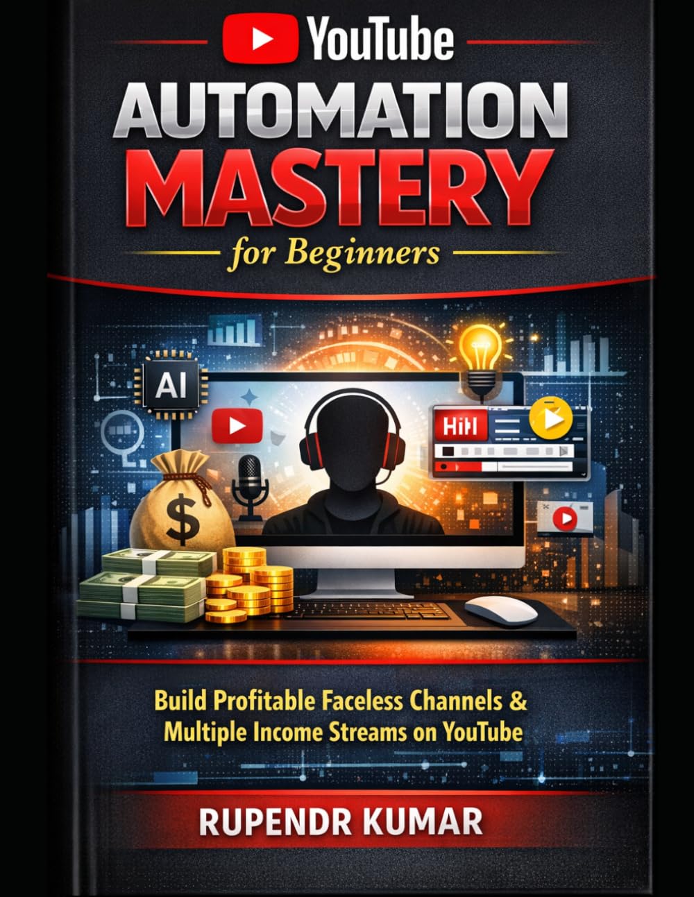 YouTube Automation Mastery for Beginners: Build Profitable Faceless Channels, Automate Content Creation, and Create Multiple Income Streams on YT
