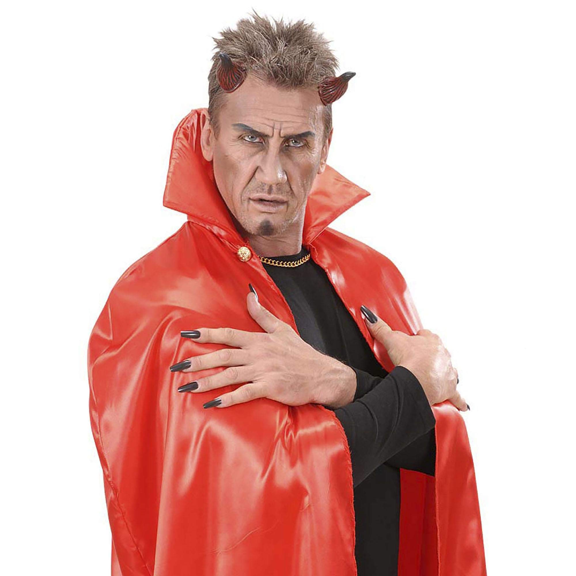 Gants Longs En Satin Rouge Jusqu'au Coude - Pour Déguisement Diable, Costume Années 1920, Carnaval, Cosplay Et Soirée à Thème - 4