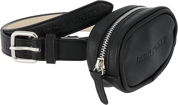 Amazon | [ジャックバニー] レディース ベルト (ポーチ付・サイズ調整