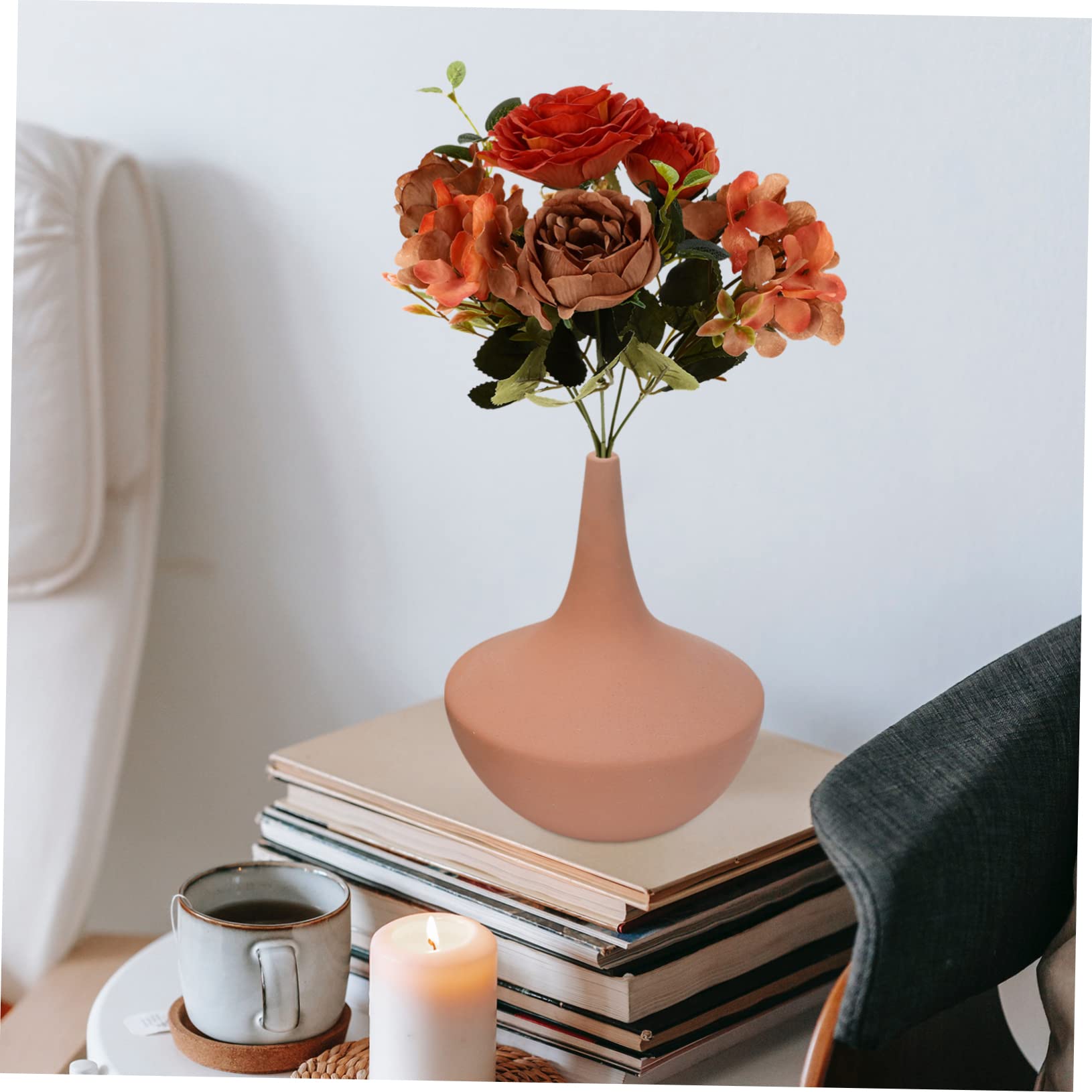 IMIKEYA 8 STK künstliche Pfingstrose Kunstblumenstrauß künstliche blüten Vintage Wohnkultur künstliche Pflanzen im freien Heimdekoration künstliche Blumen Simulationsblumenstrauß Draht