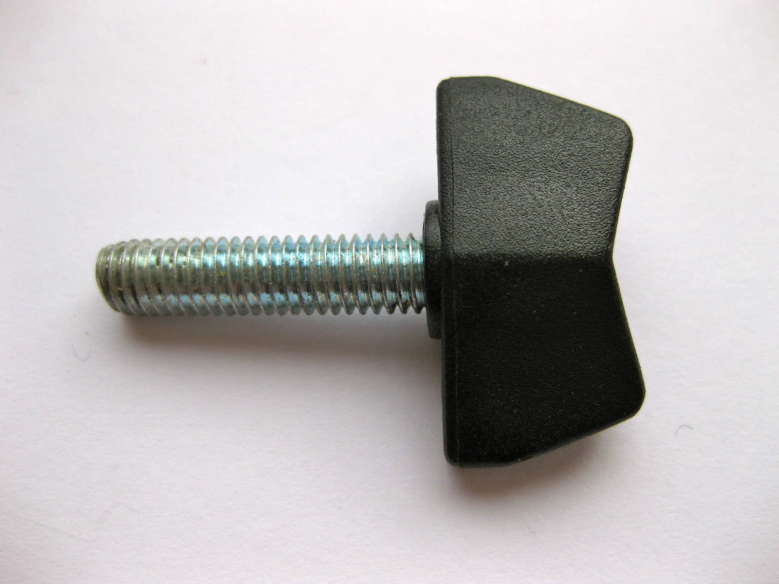 Ren Men's Black 10 X Wing Knobs M6x15mm Thread Thumb Screw Nut Saw Clamp Drill Lever Router