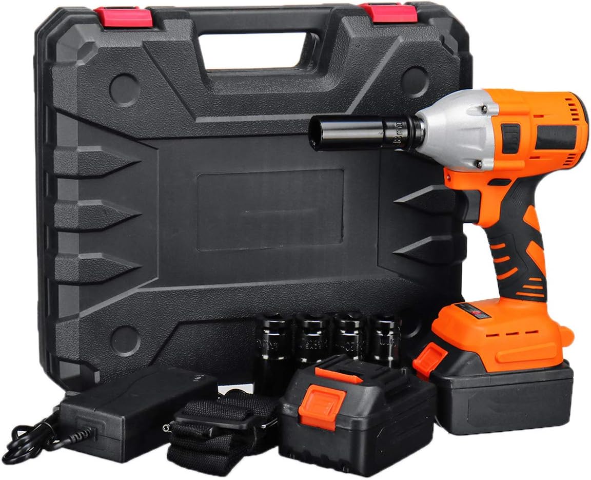 Viinice Impact Wrench 21V Brushless Electric Impact Wrench Variable