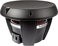 Vista 5 de Rockford Fosgate T1D412 Power Series T1 Subwoofer dual de 4 ohmios de 12 pulgadas y una rejilla de malla estampada T1SG-12