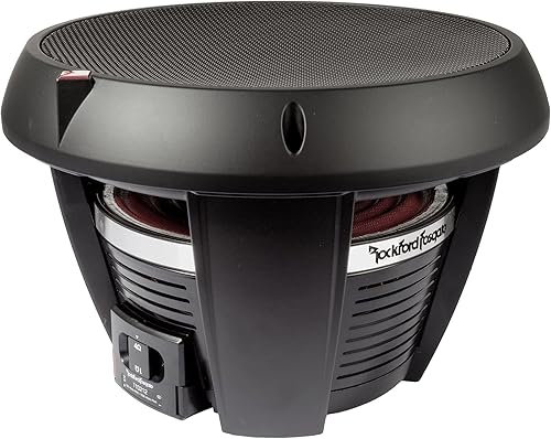 Miniatura 5 de Rockford Fosgate T1D412 Power Series T1 Subwoofer dual de 4 ohmios de 12 pulgadas y una rejilla de malla estampada T1SG-12