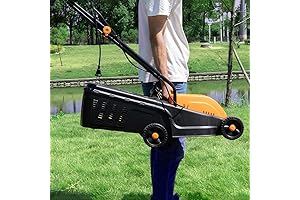 Brushless 3 Gears Adjustable 12 Inches Hand Push Lawn Mower