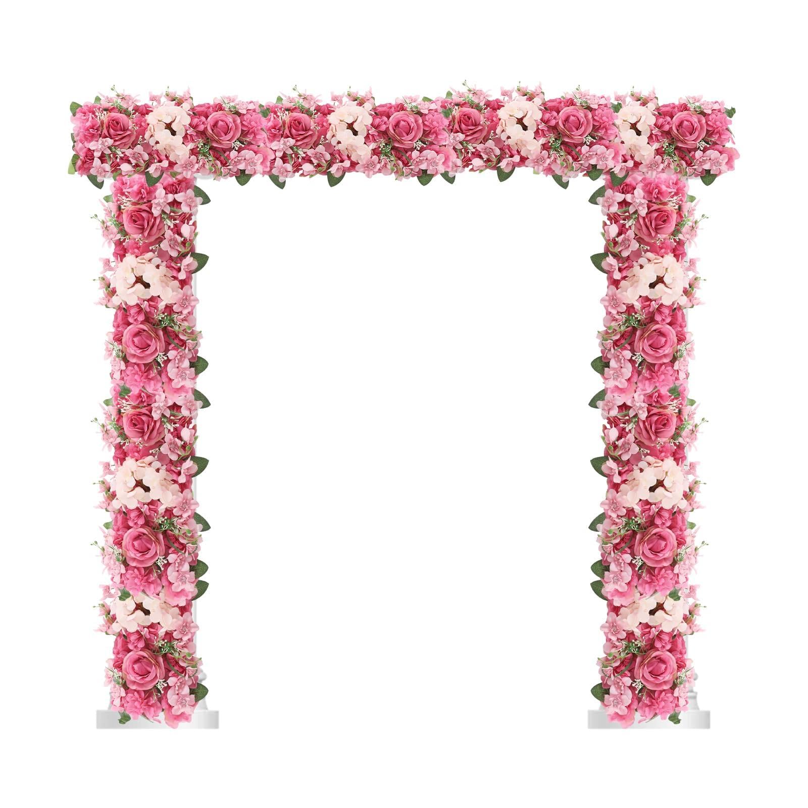 Set di 6 fiori artificiali in seta per decorazione di matrimoni e feste