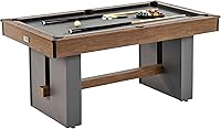 Barrington Billiards 5.5 Ft Urban Drop Pocket Pool Table with Balls & Cues - Compact Game Room Billiards