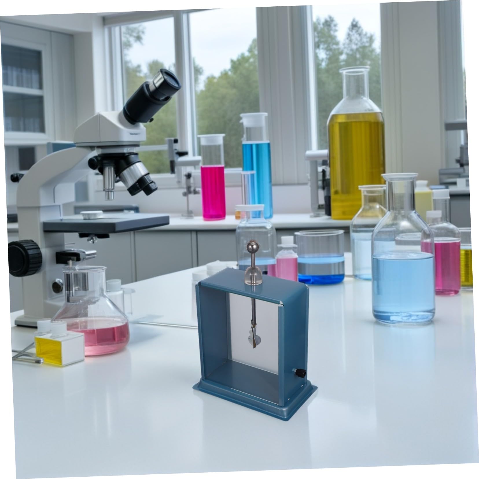 Elettroscopio con Lamina in Ferro per Esperimenti Scientifici in Aula Strumento Didattico per Fisica Rilevatore di Elettricità Statica Preciso per Insegnamento Scolastico