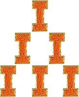 Vista 91 de 6 piezas de parches de letras de chenilla autoadhesivas, parches de letras preppy de 2 pulgadas para bolsos, ropa y sombreros, grandes pegatinas