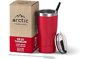 RTIC 20 oz Matte Red Insulated Tumbler