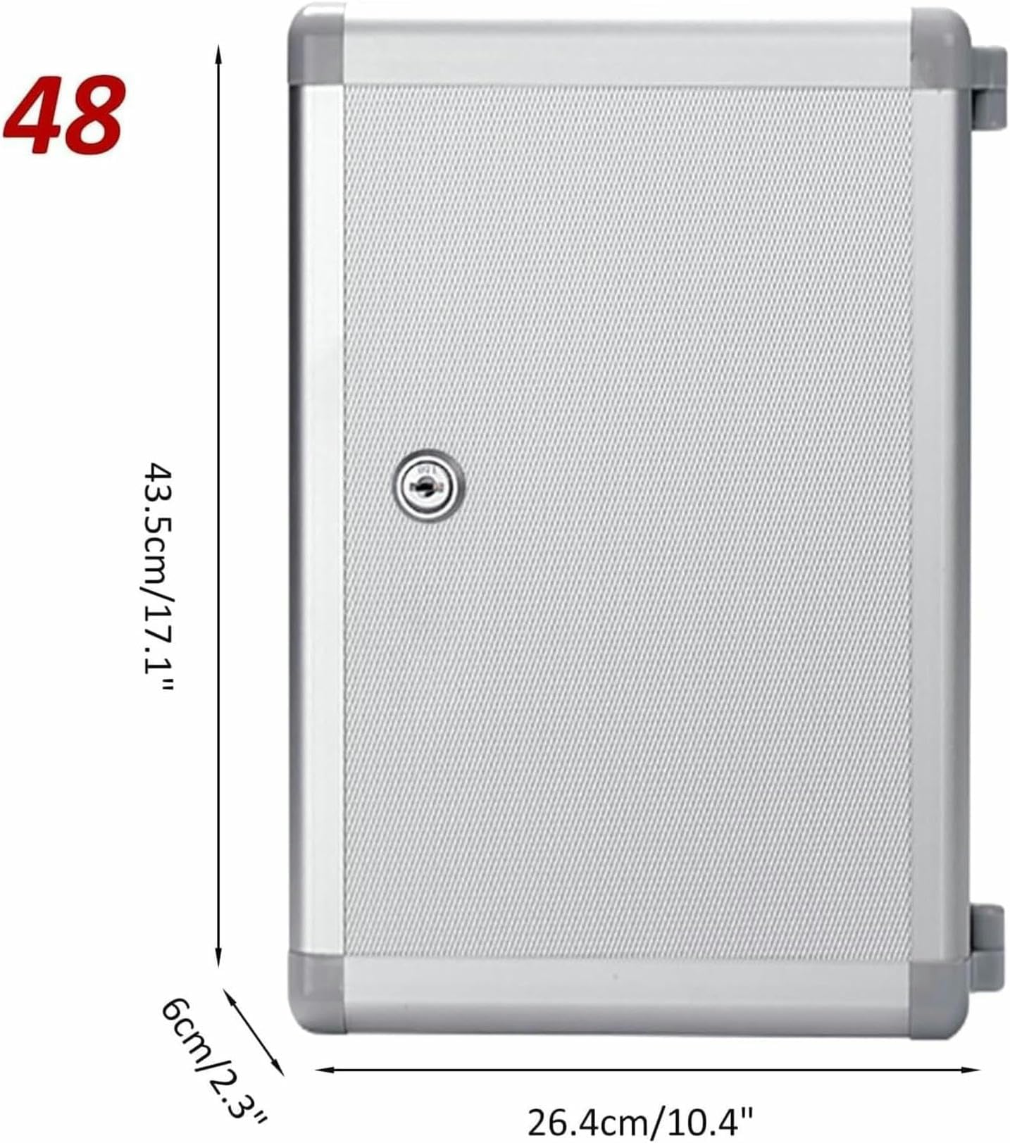Gabinete de les montado en la pared con cerradura solución de almacenamiento de les segura para el hogar y la oficina de stión de les