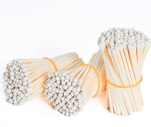 150 fósforos decorativos blancos de 2.55 pulgadas, fósforos largos de seguridad de madera para velas, baño, cerillas de velas, fósforos de colores,