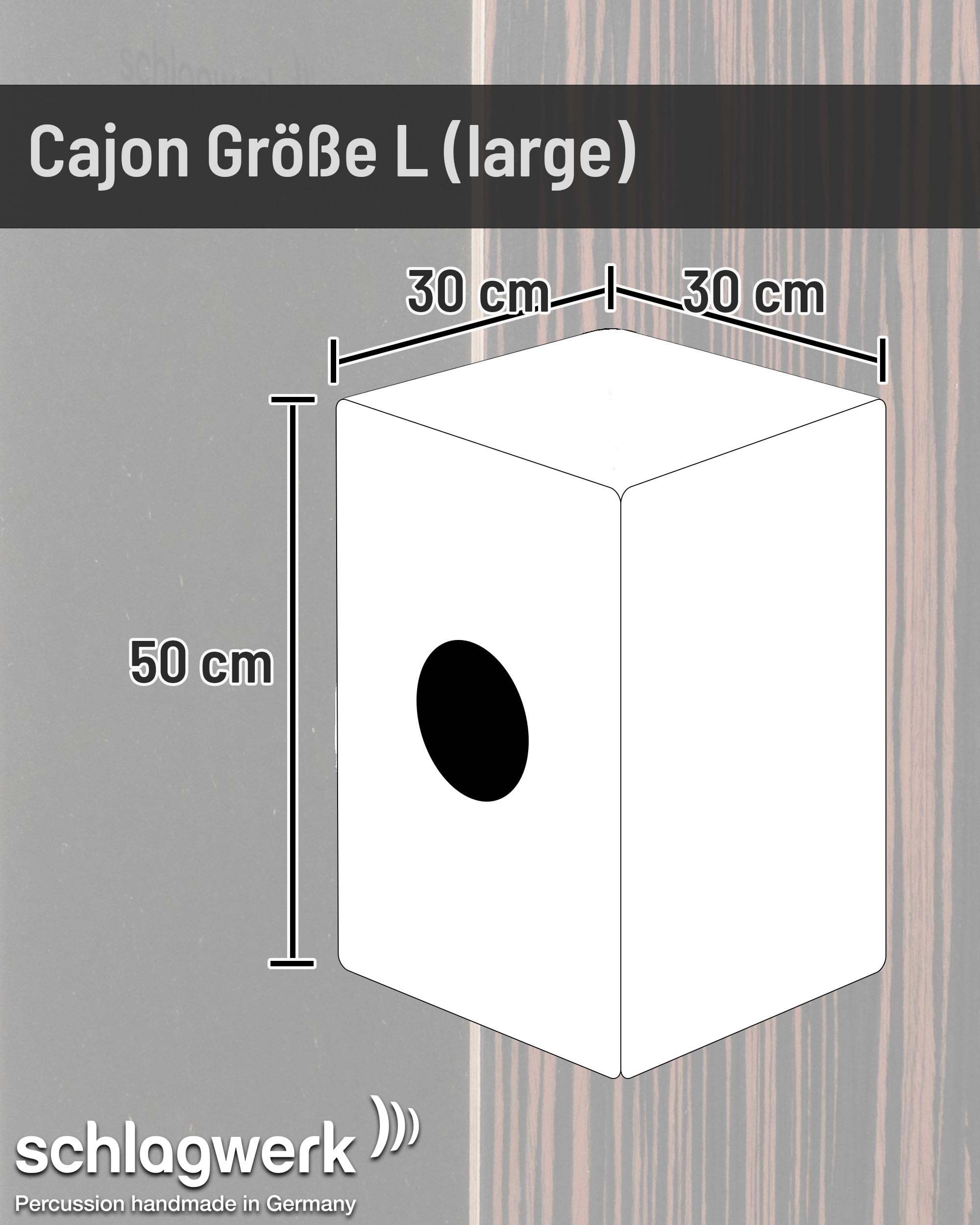 Schlagwerk - CP432-2inOne Cajon Deluxe Makassar