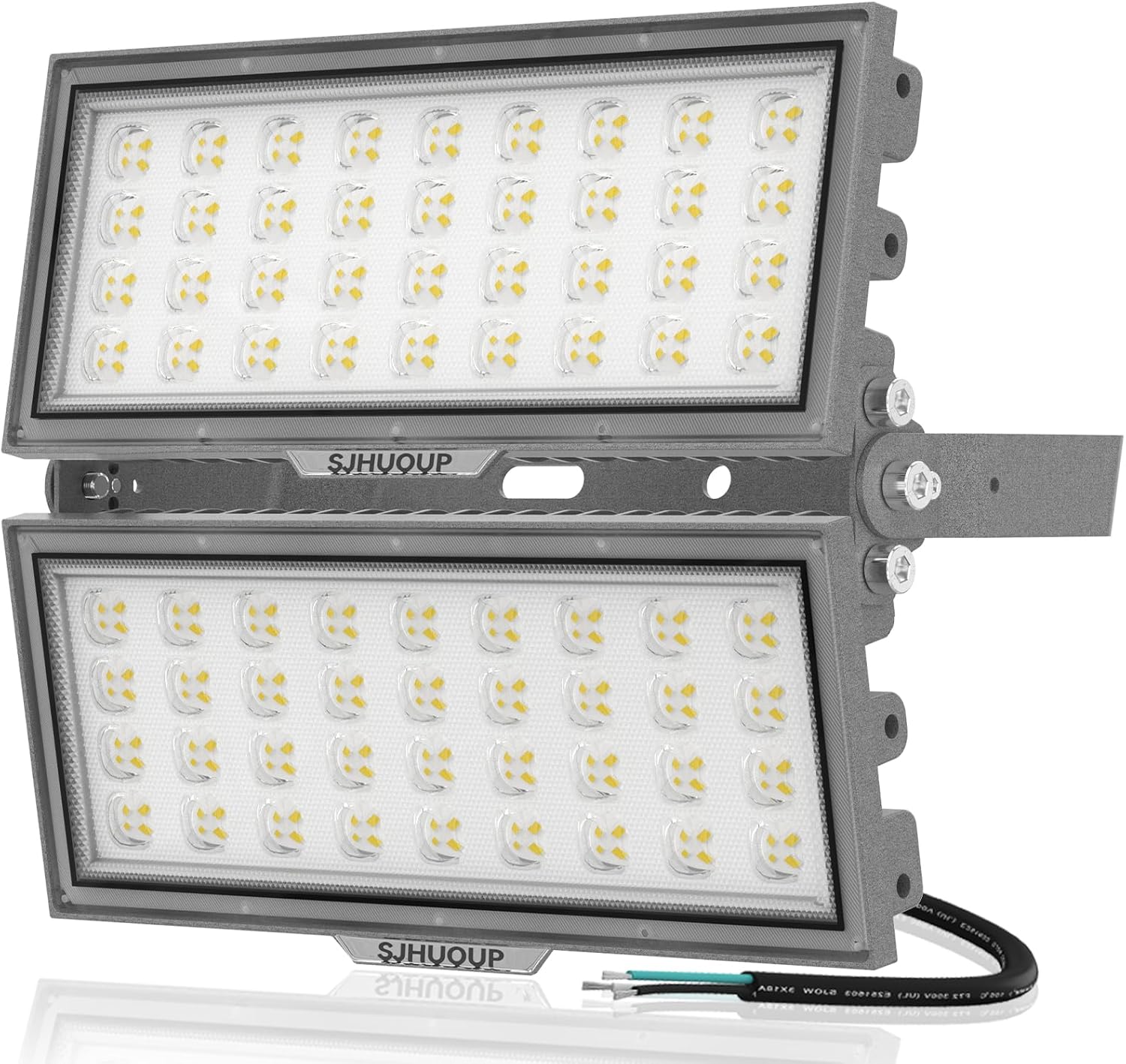 200W LED Flood Lights Outdoor,26000Lumen 6500K Super Bright Stadium Lights,Surge 6KV Outdoor LED Flood Light，IP67 Waterproof for Stadium Yard Garden