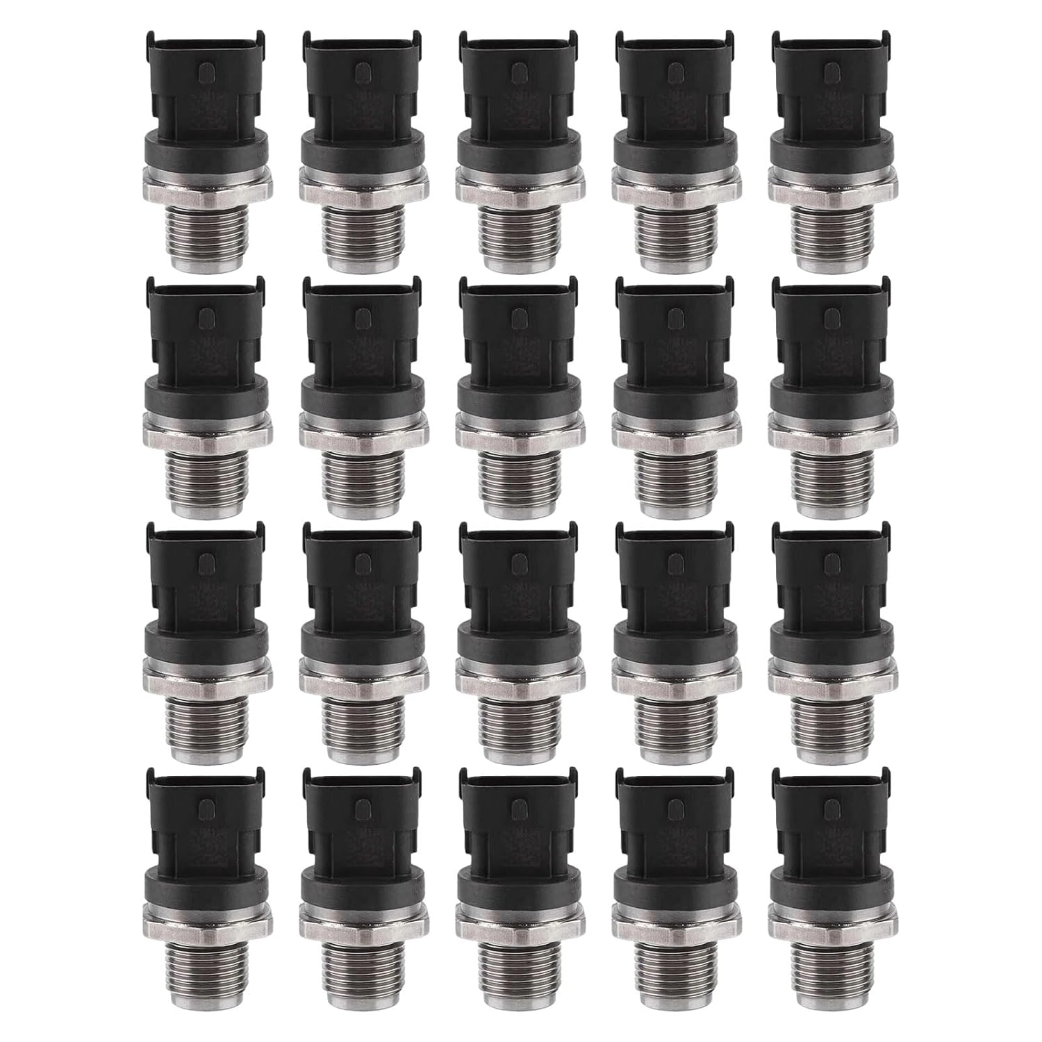 20pcs Fuel Rail Pressure Sensor 0281002851 0281006425 Fits for Dodge Ram 2500 3500 Truck for Cummins Diesel L6 5.9L 2003-2007