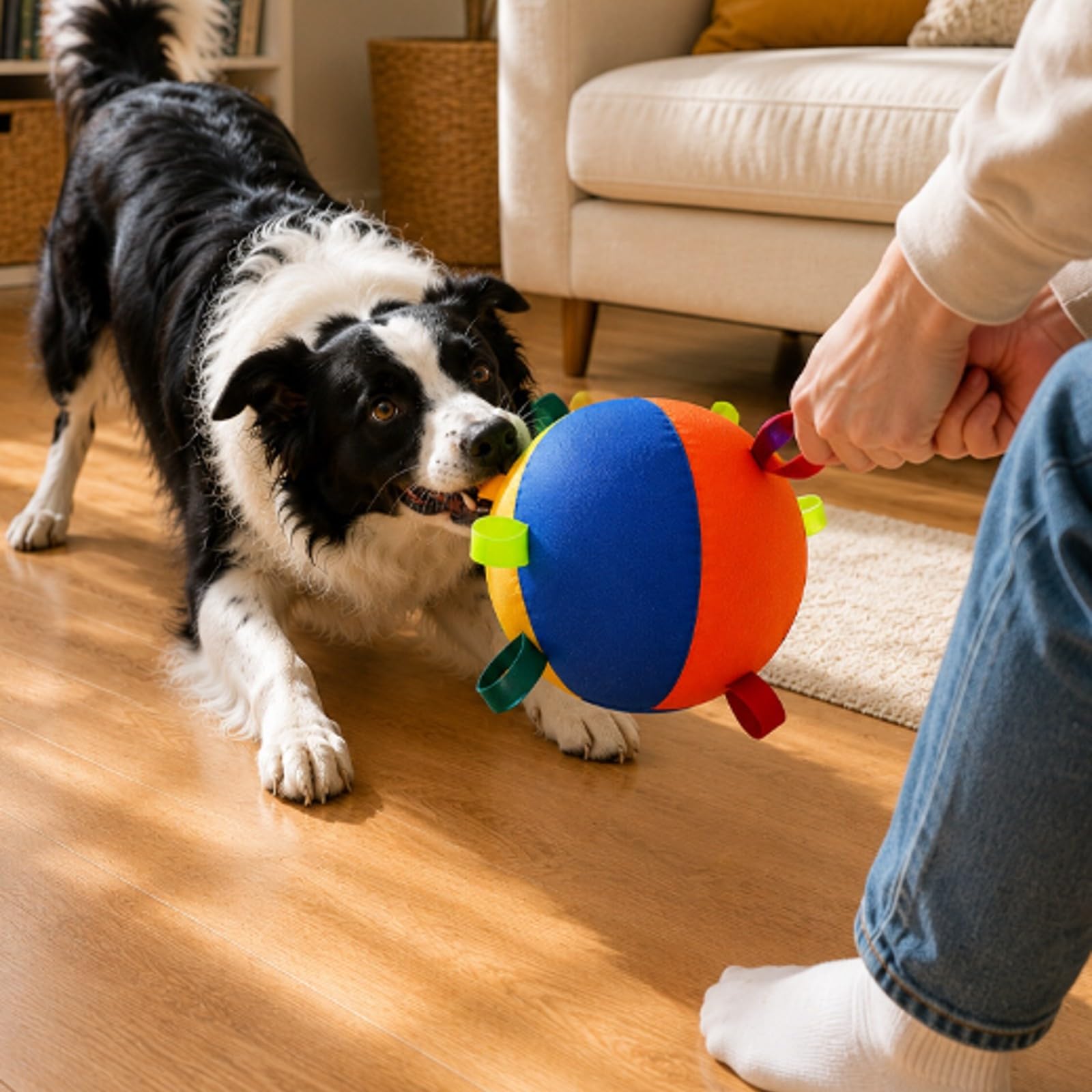 P Gonfiabile per Cani Interattivo , Grande, Diametro 55 Cm , Multicolore