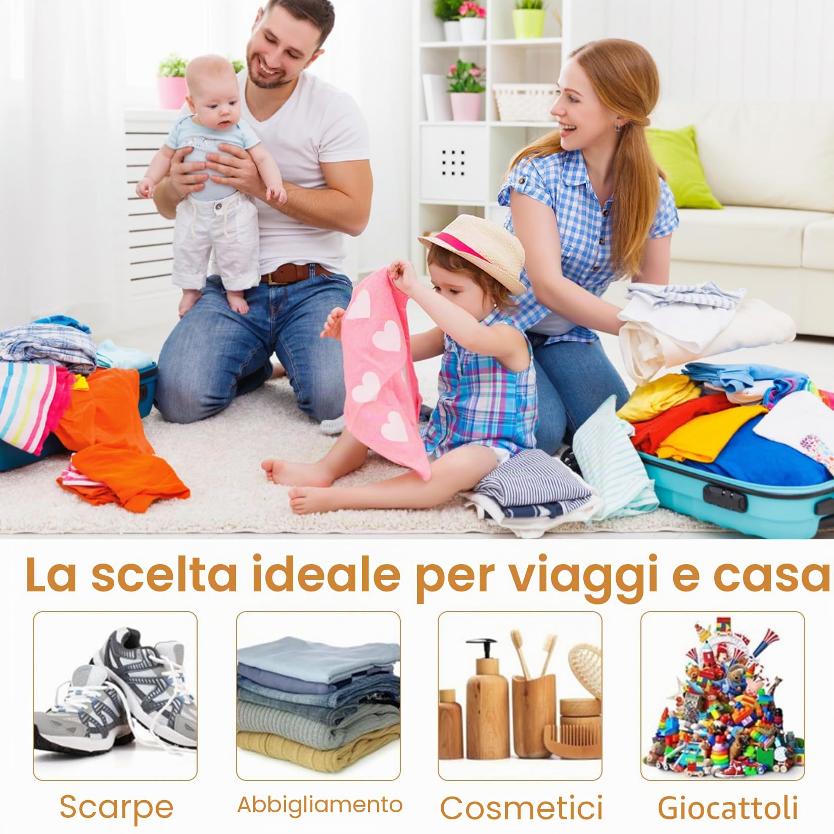 8 Pz Sacca Porta Scarpe da Viaggio, Sacchetti Porta Scarpe Impermeabili per Viaggio, Sacchetti per Scarpes, Sacca Scarpes con cordino per viaggio, vestiti, riporre (35x45 cm)