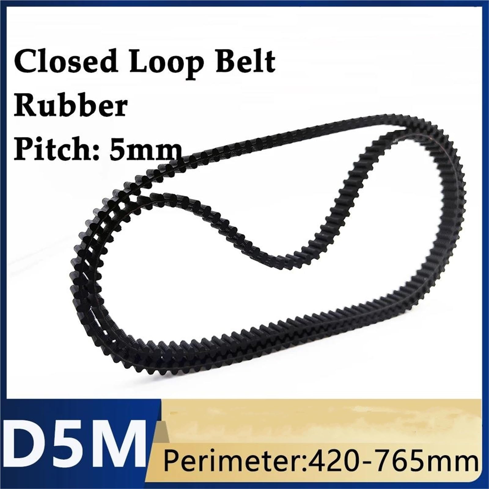 Cinghia Di Trazione Cinghia Trasmissione Circolare D5M Con Denti Bilaterali In Gomma Con Larghezza Di Banda 420 450 460 480 500 580 630 Larghezza 25 Mm Cinghia Motori | D5M-695