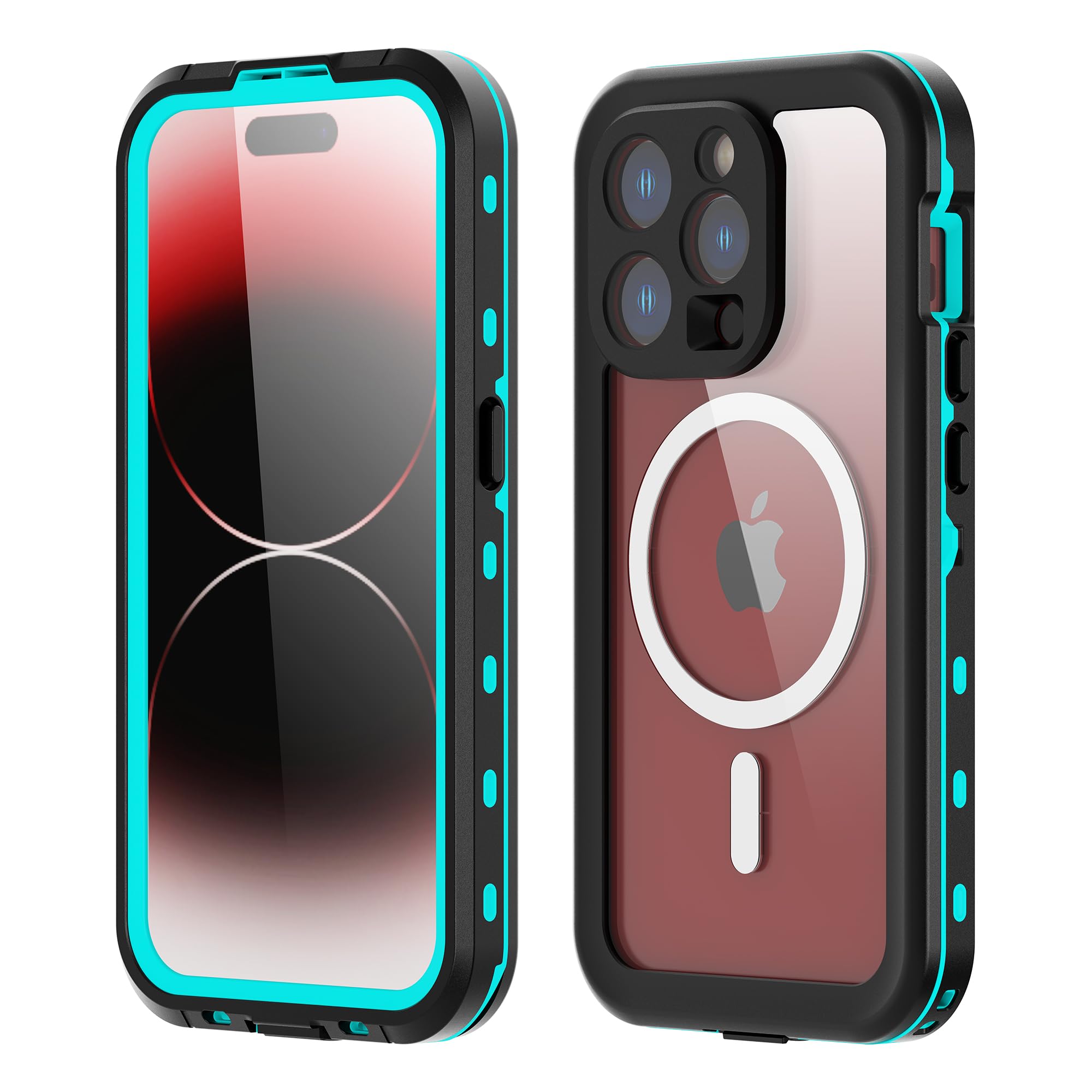Amazon.co.jp: iPhone 15 Pro 完全防水ケース クリア 耐衝撃 TPU 15pro