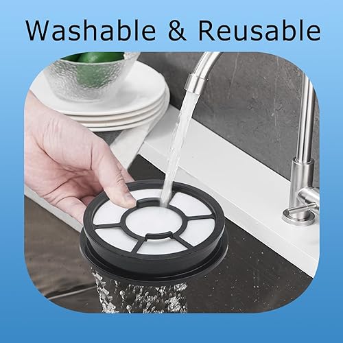 Miniatura 7 de Paquete de 2 filtros compatibles con los modelos de aspiradora AirSwivel Black & Decker BDASV101, BDASV102, BDASV103, BDASV104, BDASL201, BDASL202,