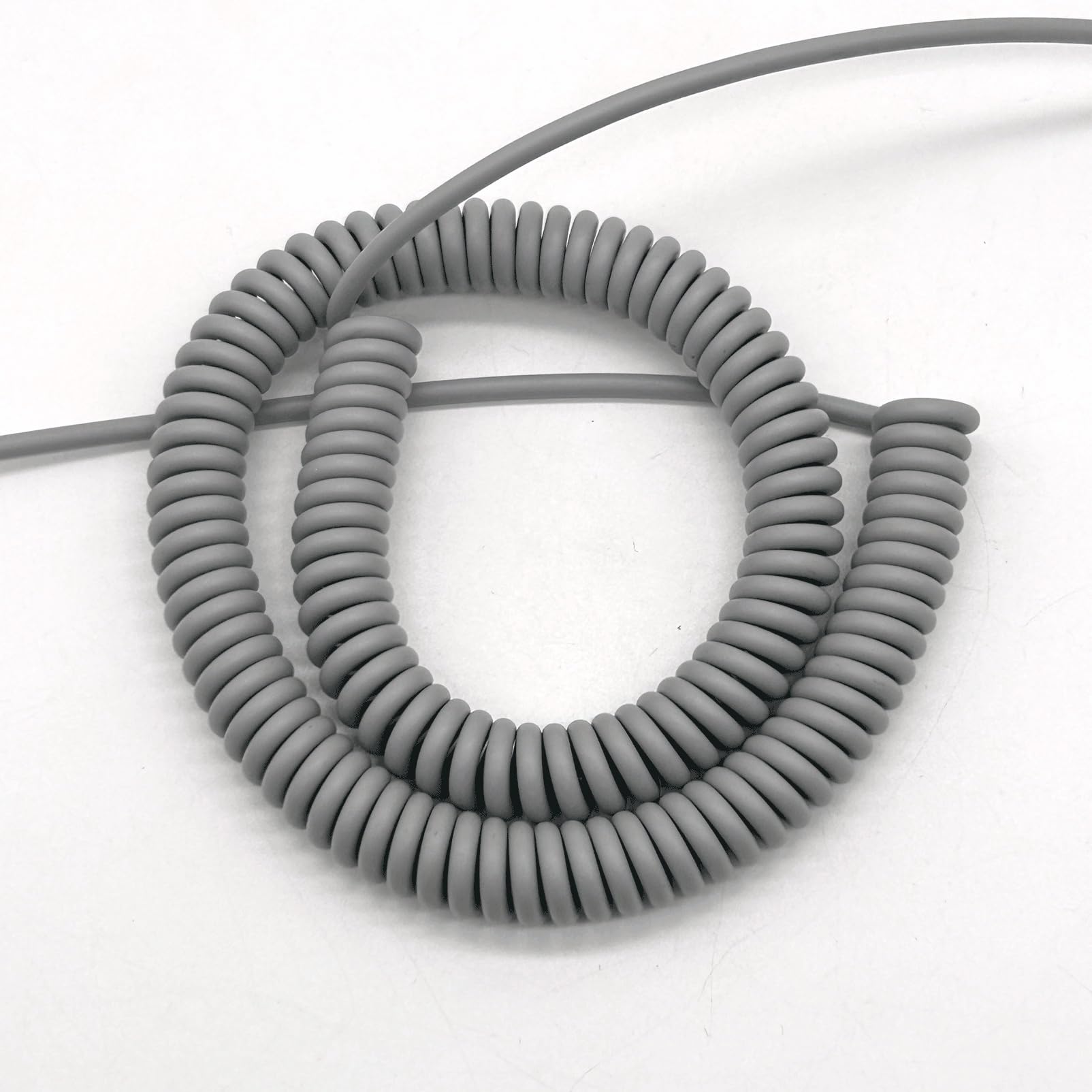 PULaif Spring Spiral Cable, 22AWG 0.3mm2 PU Spiral Cable 4 Meters Stretch Multiple Cores(4 Cores)