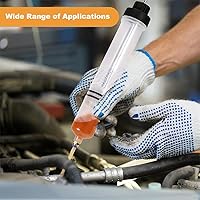 Vista 4 de Bomba extractora de líquido para automóvil, evacuadora de jeringa de cambio de aceite para vehículos con manguera, accesorios manuales