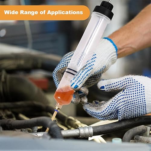 Miniatura 4 de Bomba extractora de líquido para automóvil, evacuadora de jeringa de cambio de aceite para vehículos con manguera, accesorios manuales de