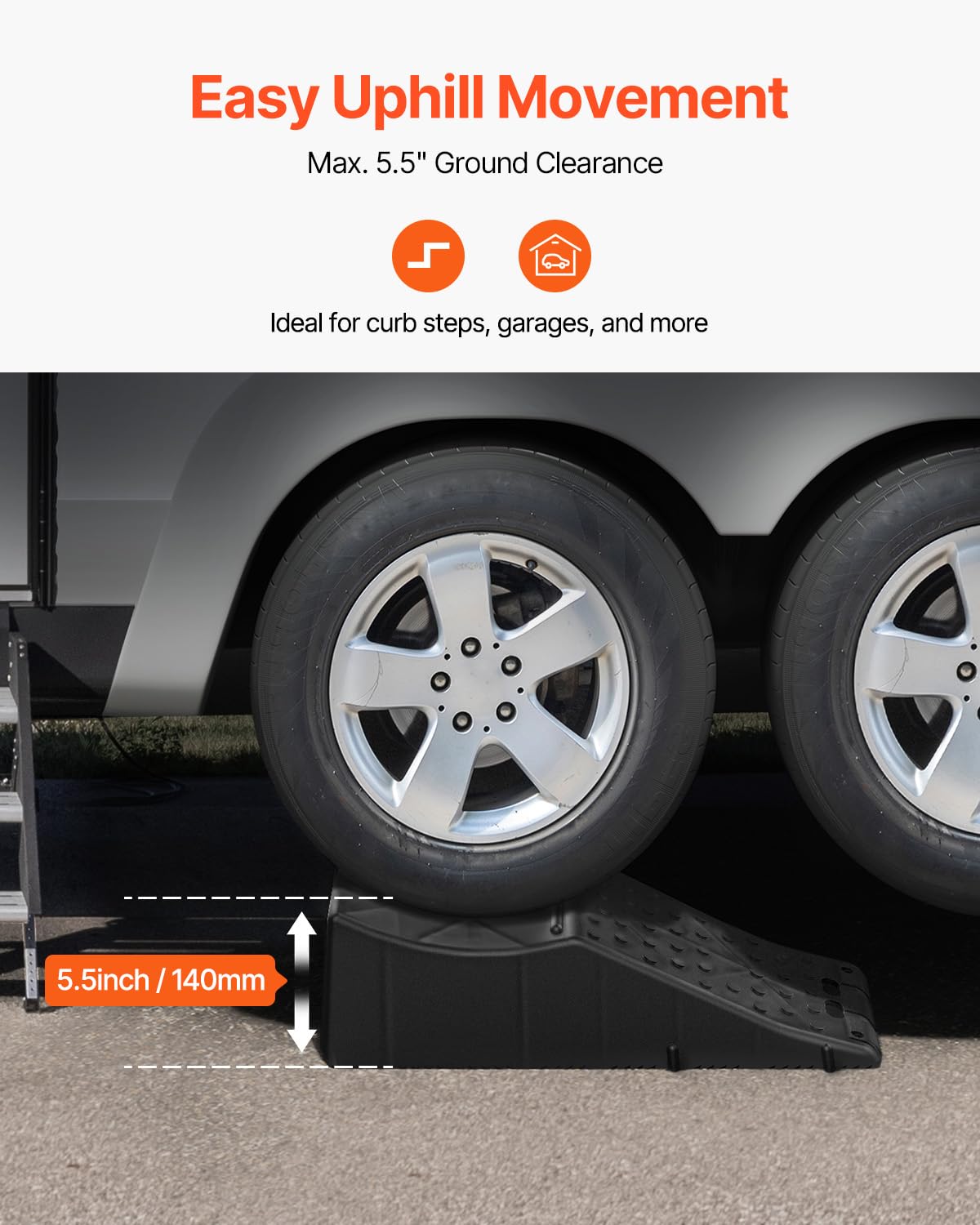 VEVOR 9 Ton Car Ramp - Heavy Duty Tire Lift -3
