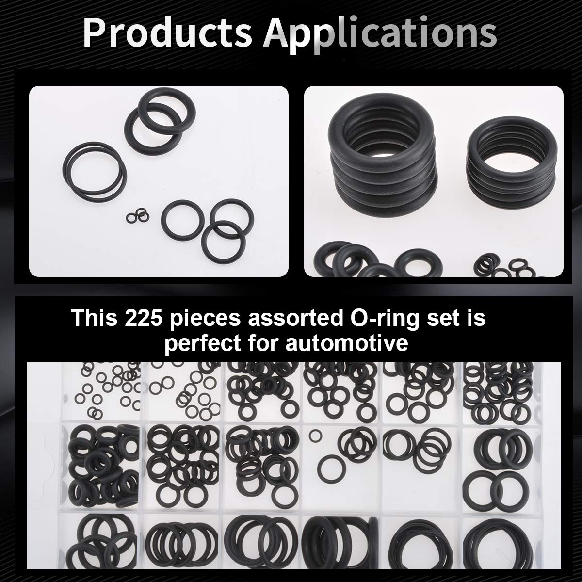 ASSORTIMENT O-RINGEN 3-22MM 225DLG