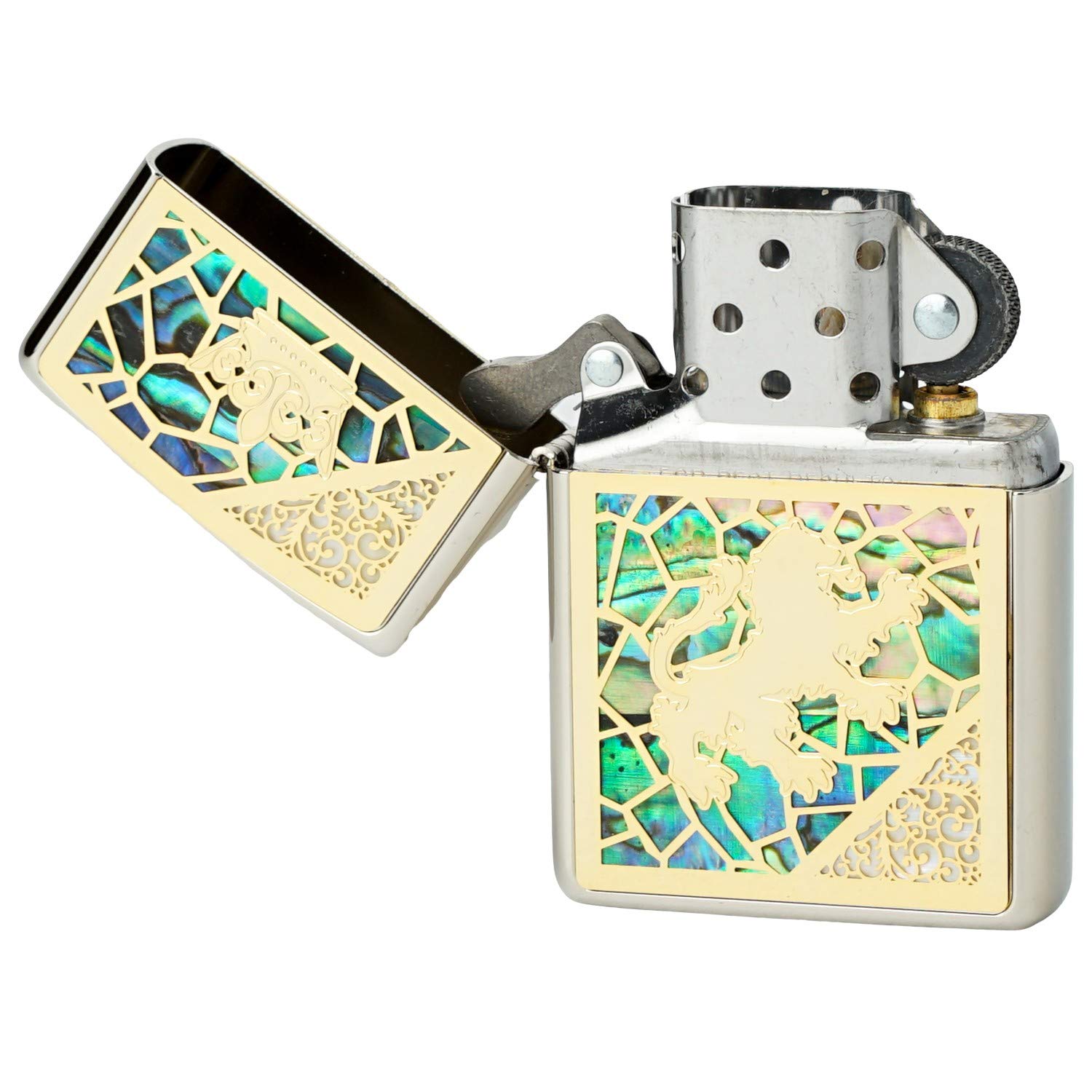 Amazon.co.jp: Zippo 喫煙具 シルバー 8.5×6×2.3cm コンビシェル Amazon.co.jp: Zippo 喫煙具 シルバー 8.5×6×2.3cm コンビシェル