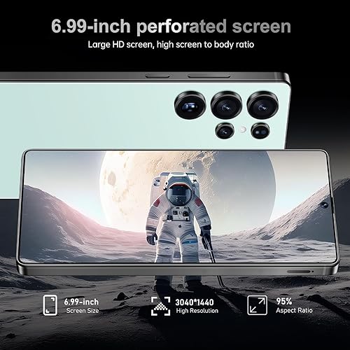 Miniatura 3 de MMY I25 Ultra 5G Teléfono Inteligente Desbloqueado, 16GB+512GB Teléfono Celular Completo para Android 14, 6.99" Teléfono Celular Desbloqueado,