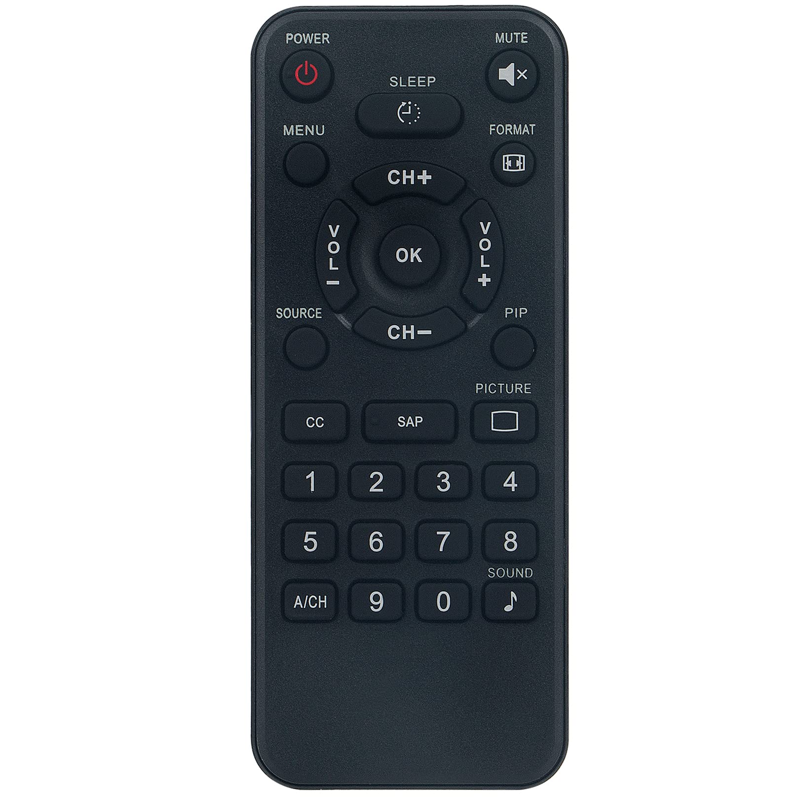 RC1112713/17B Replace Remote Commander fit for Magnavox TV 15MF500T 26MF605W 32MF605W 15MF605T 20MF605T 20MF500T 20MF500T/17B 32MF605W/17 20MF500T/17