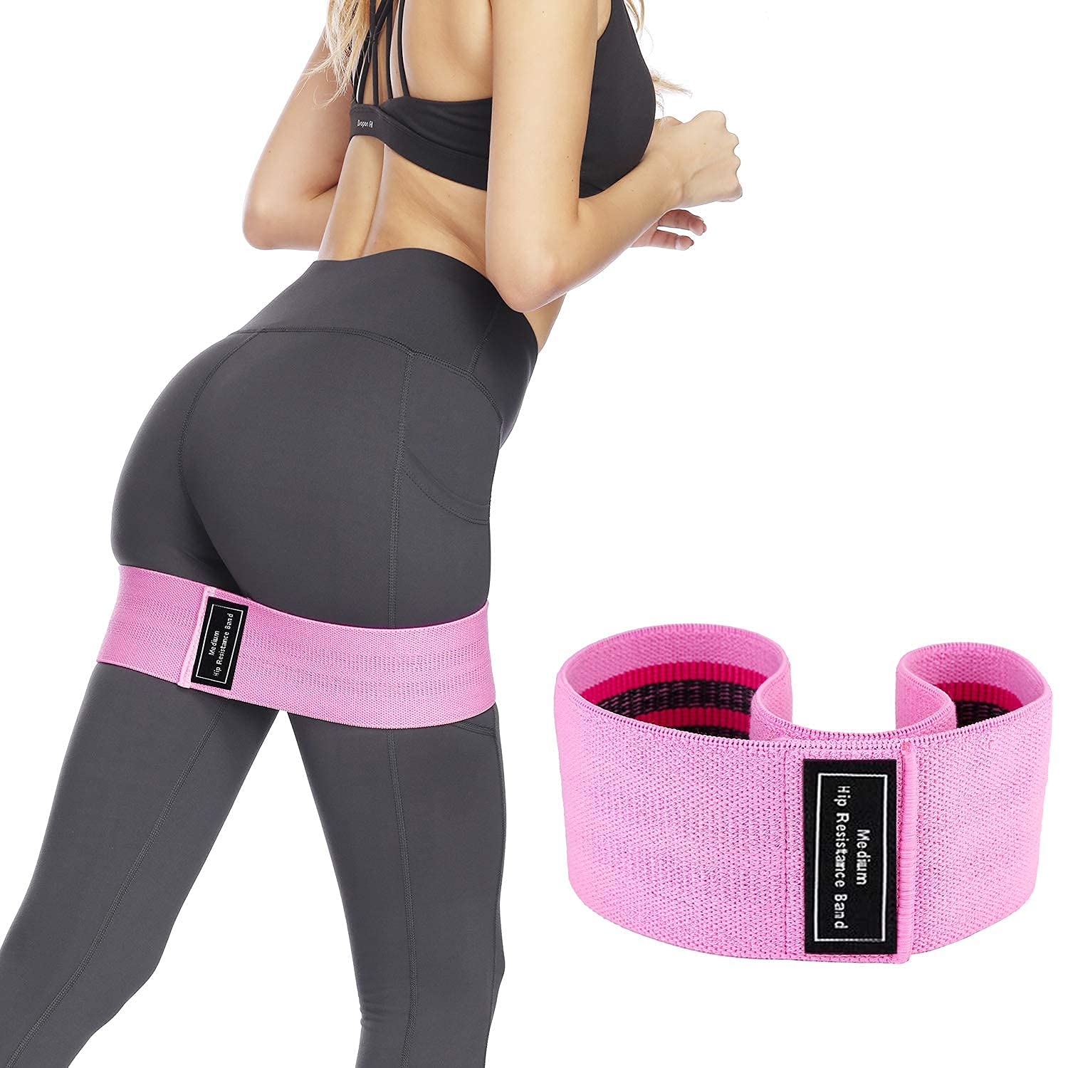 See full amazon price history chart for FITCOZI Fabric Workout Bands, Women Non-Slip Heavy Exercise Bands Elastic Loops for Legs and Butt Hips (Pink) FITCOZI Fabric Workout Bands, Women Non-Slip Heavy Exercise Bands Elastic Loops for Legs and Butt Hips (Pink) (B09CDQP984) Amazon Price History, Amazon Price Tracker