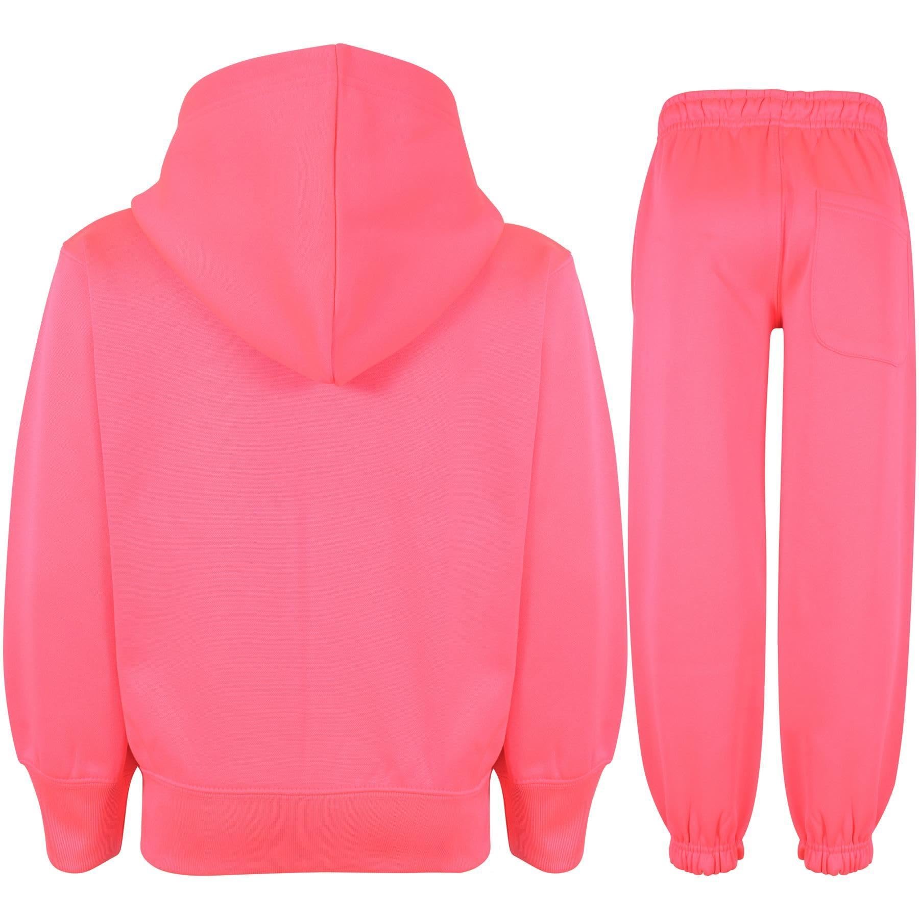 A2Z 4 Kids Garçons Filles Simple Sweat À Capuche avec Pantalon De Jogging Pantalon De Survêtement Pantalon Sport Vêtements De Sport Ensemble Enfants Pour Garçons Garçons Âge 2-13 Ans