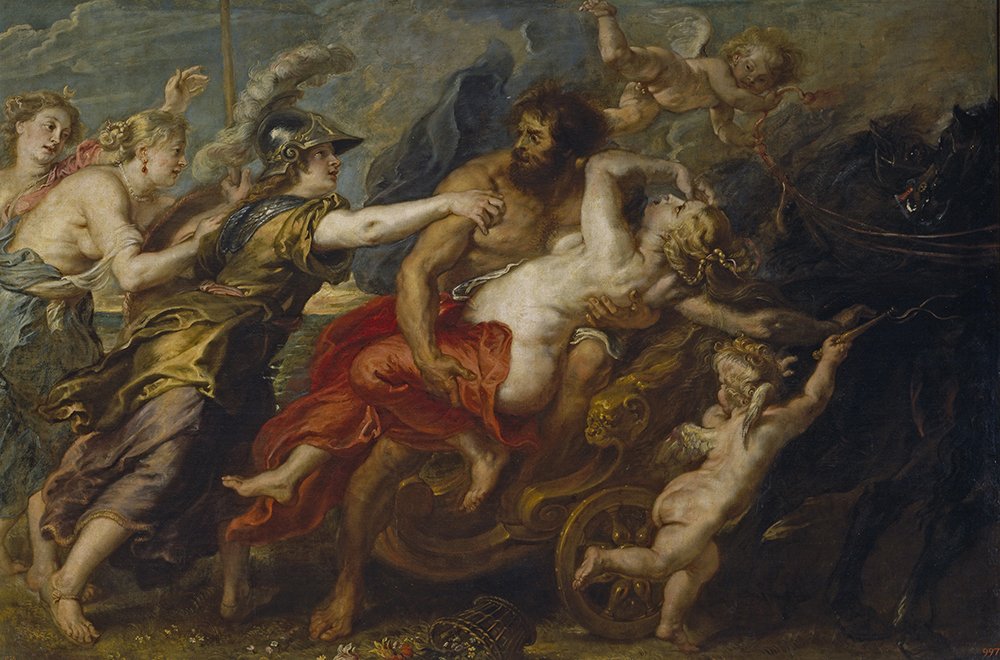 Tableau Rubens The Rape of Proserpina impression d'art XL