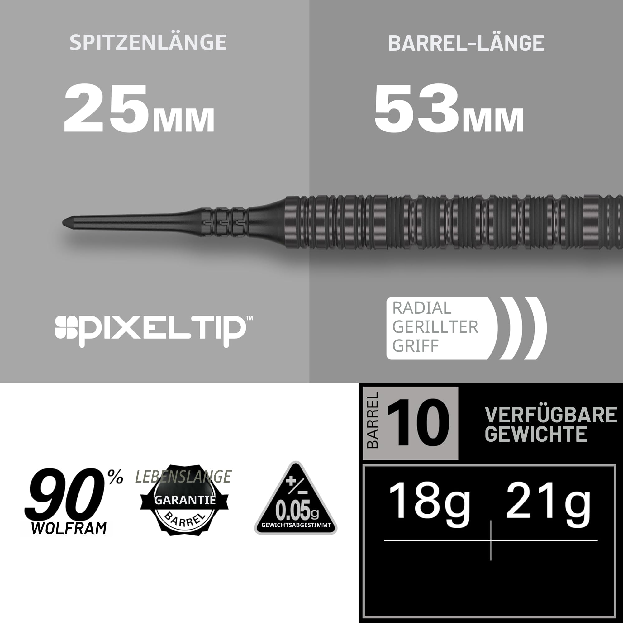 Target Darts Bolide Void 10 90% Wolfram Soft Darts Pfeile mit Kunststoffspitze Dartpfeile mit Kunststoffspitze für elektronische Dartscheibe | Professionelle Soft Tip Dartpfeile