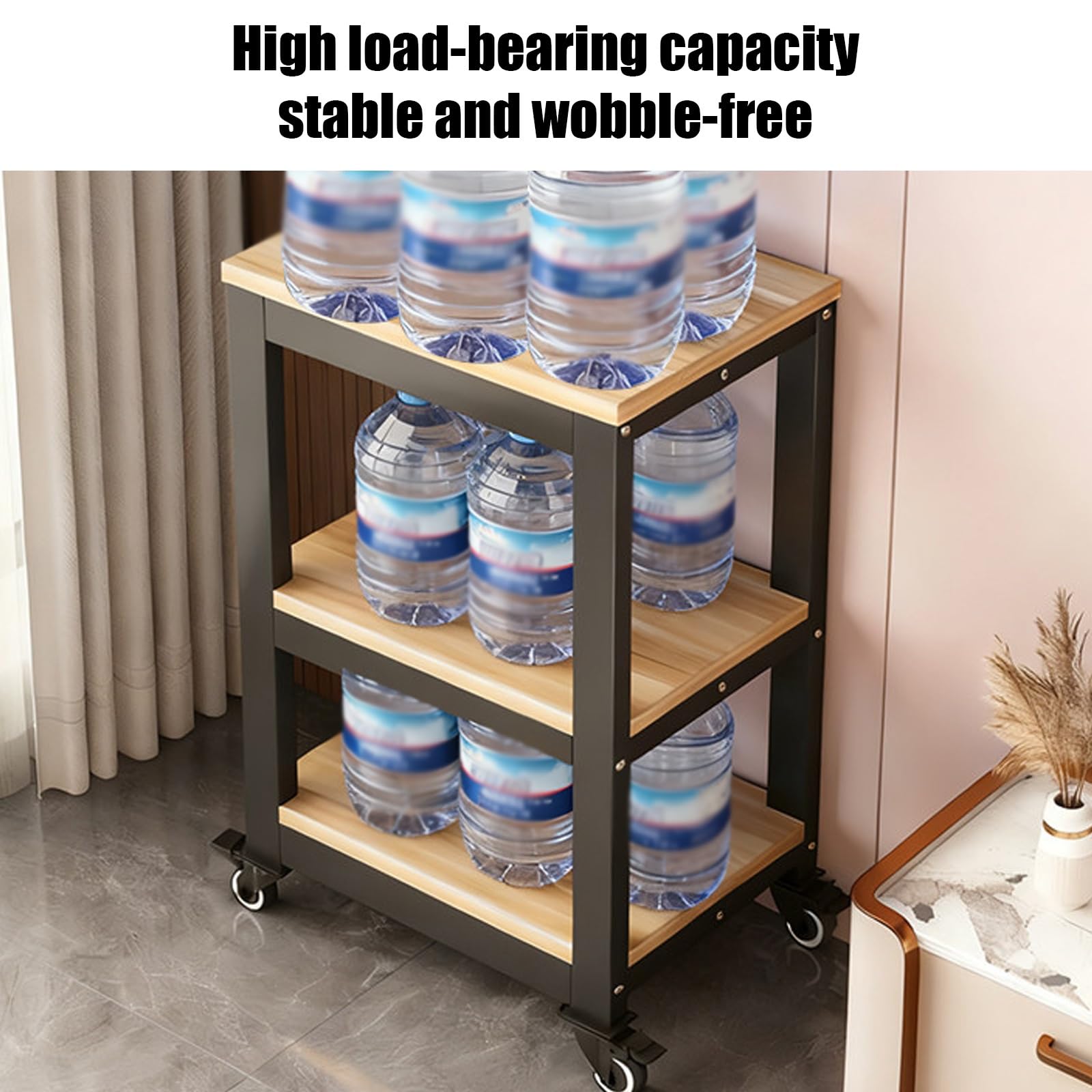 Supporto Acquario, Acquario con Mobile, Supporto per Terrario | Ripiani a 3 Livelli, Portata di 250 kg, Ampio Spazio di Stoccaggio a Vista(White C,51x40x103cm/20x16x41in)