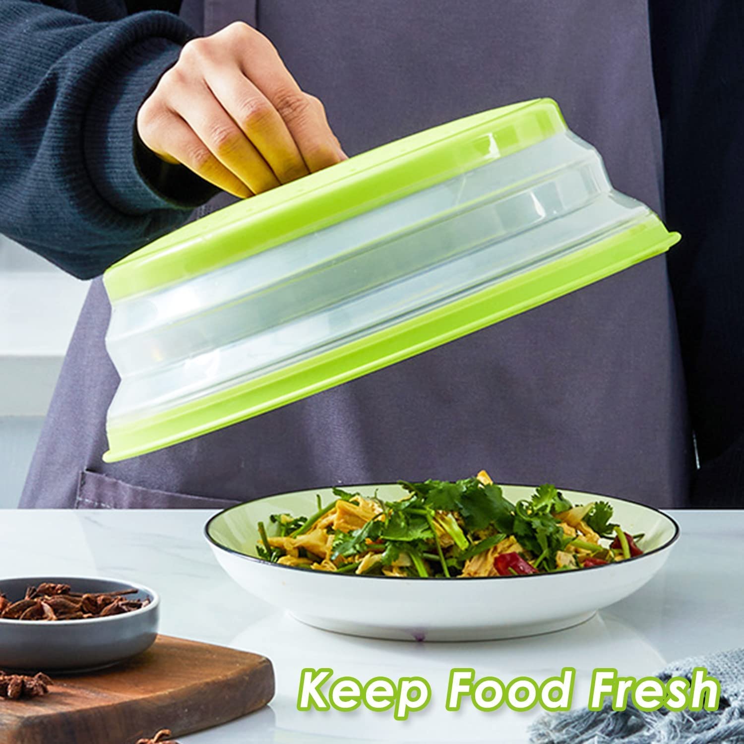 Copertura Microonde Pieghevole | Anti-schizzi Per Cibo - ITYOOS Senza BPA