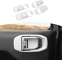 Vista 14 de RT-TCZ para Jeep JL Cubierta de Manija Interior de Puerta para Jeep Wrangler JL JLU Gladiator JT 2018-Actualidad Accesorios de Interior Amarillo 4