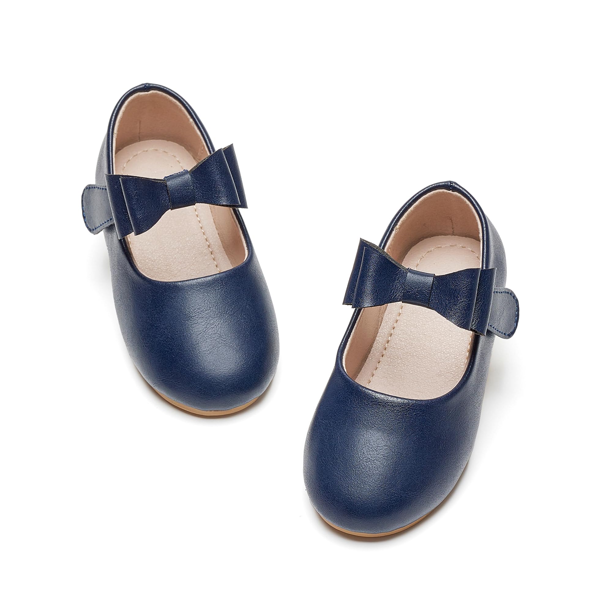 Kiderence Little Toddler Girls Dress Shoes Ballerina Ballet Flats Kids Mary Janes