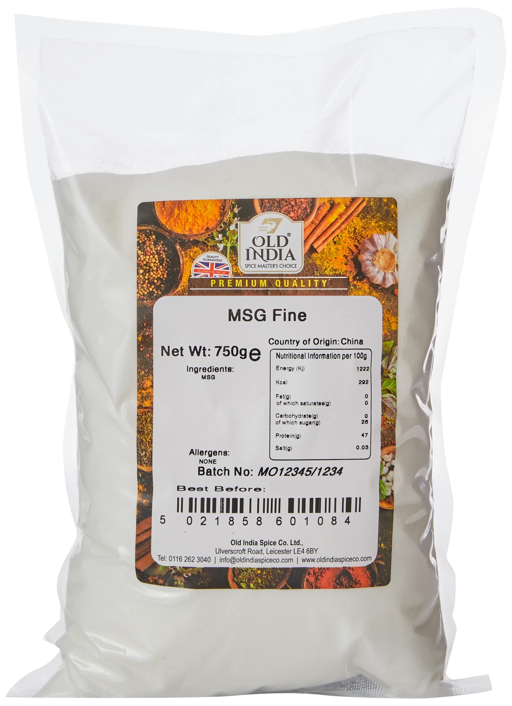 Old India MSG Fine 750g