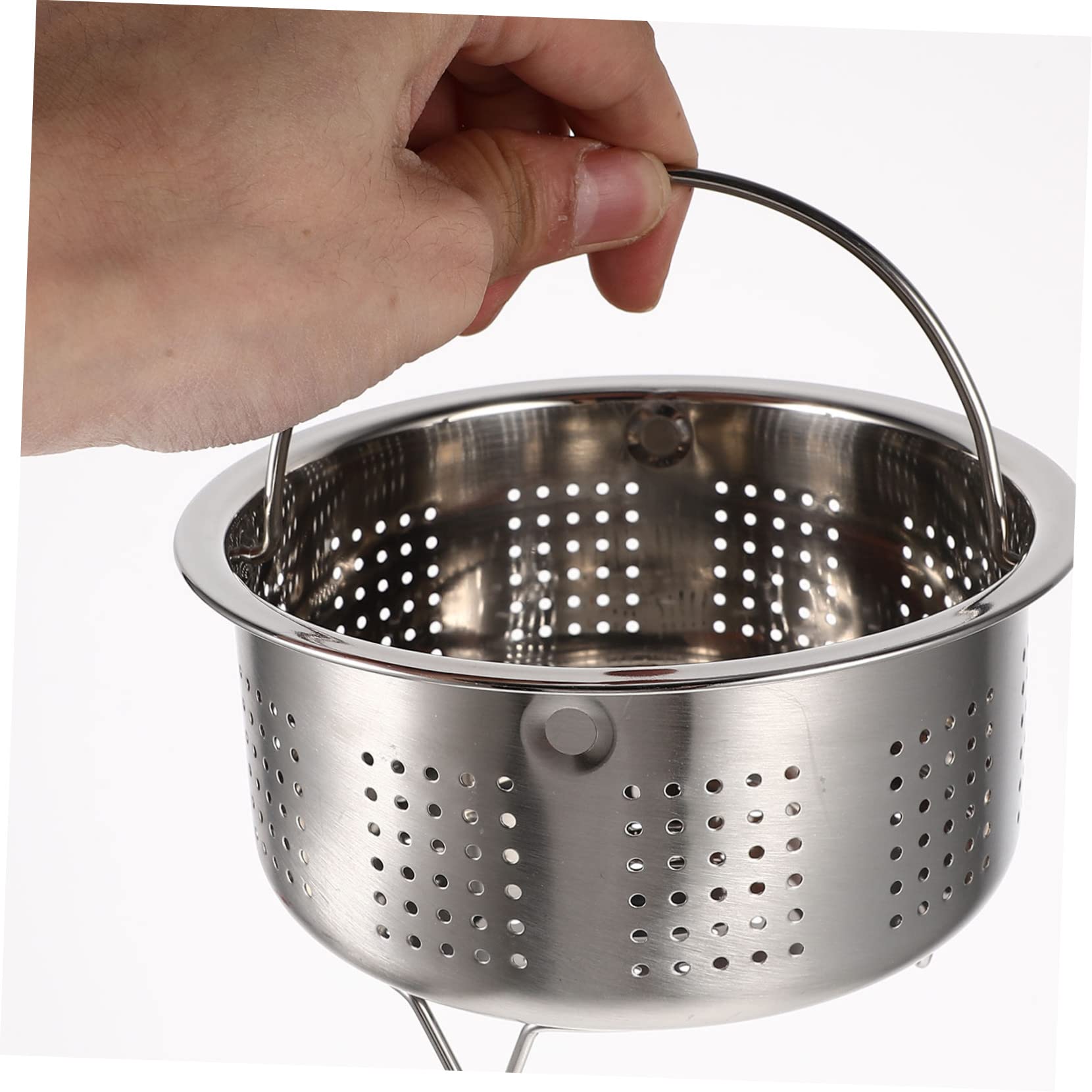 Cuiseur Vapeur En Acier Inoxydable 26cm - Panier Empilable Avec Poignées, Pour Maison Et Restauration - 4