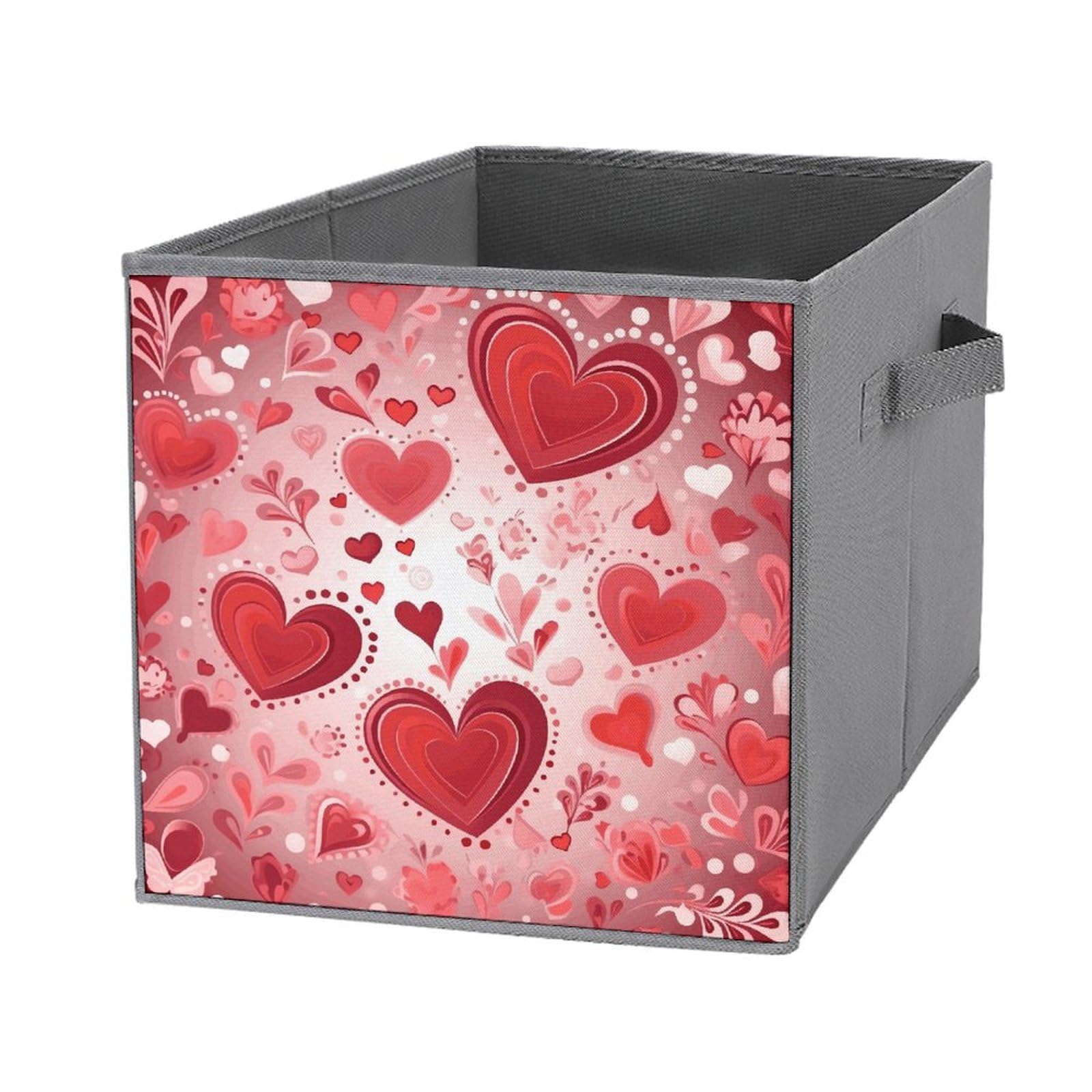 Boîtes de rangement motif Saint-Valentin pour chambre